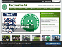 Tablet Screenshot of lincolnshirefa.com